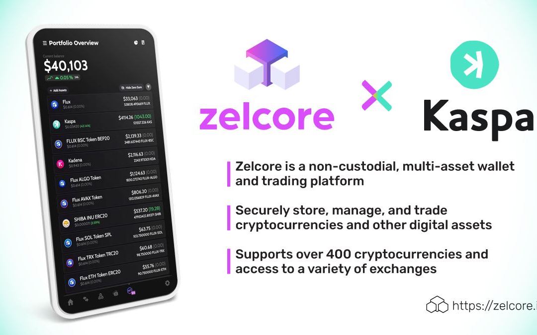 Kaspa on Zelcore — Wallet and DeFi